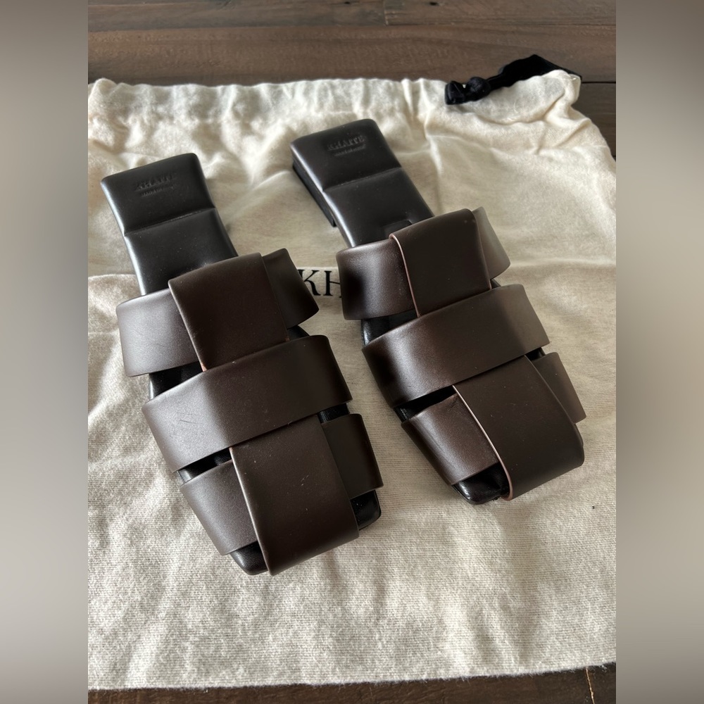 KHAITE Perry Fisherman Sandal Slide 38.5